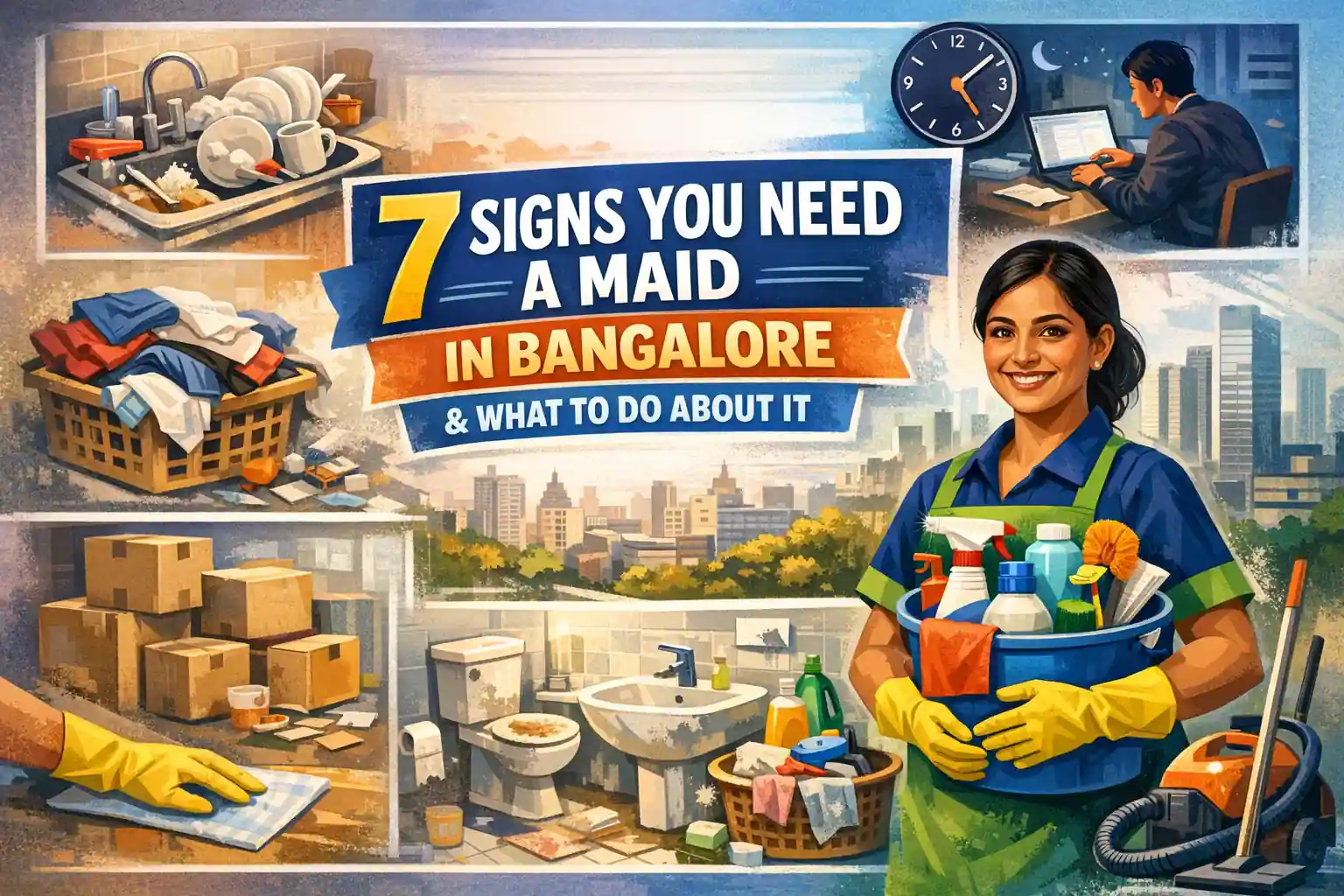 7 Signs You Need a Maid in Bangalore and What to Do About It